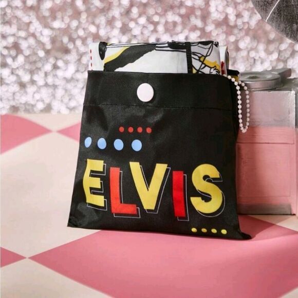 Elvis Shopping Tote Bag Rock & Roll - Picture 2 of 7